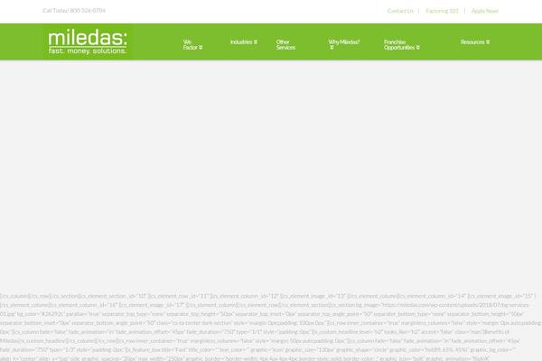 Site using Cornerstone plugin
