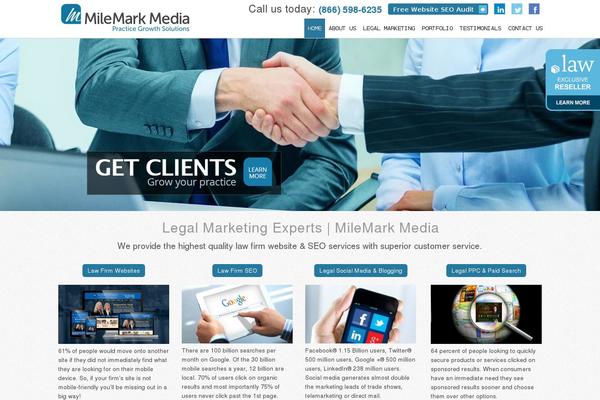 milemarkmedia.com site used Milemark-media