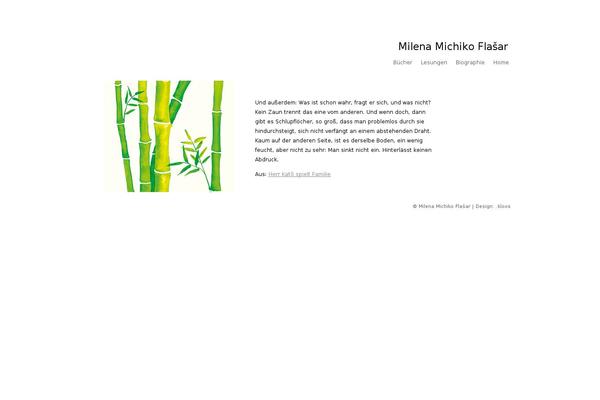 milenaflasar.com site used Thematicfeaturesite