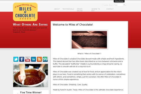 WordPress website example screenshot