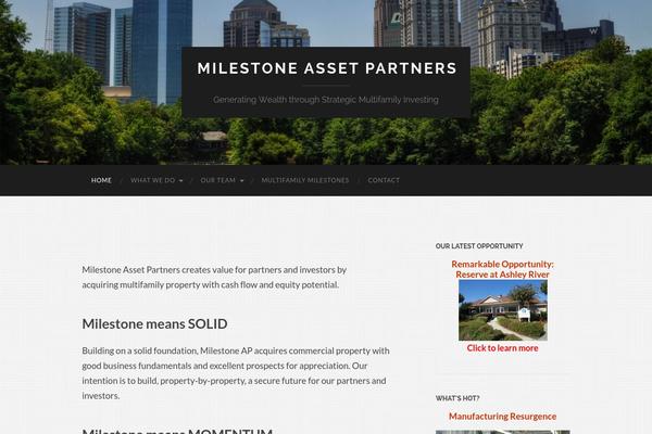 WordPress website example screenshot