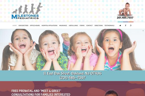milestonespediatrics.com site used Kidslife-child
