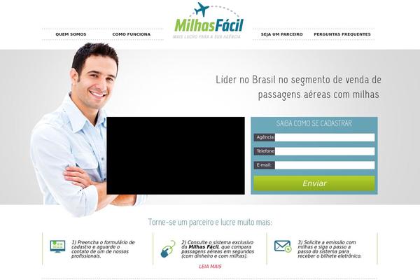 milhasfacil.com site used Milhas-facil