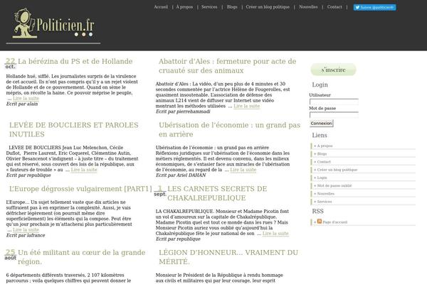 militantpolitique.com site used Politicien