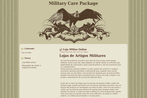 militarycarepackage.net site used What So Proudly We Hail
