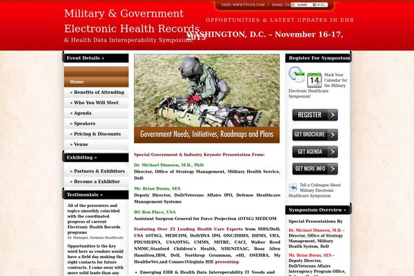 militaryelectronichealthcare.com site used Conference