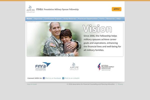 militaryspouseafcpe.org site used Blissful-blog-wpcom