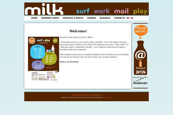 milklub.com site used Milk