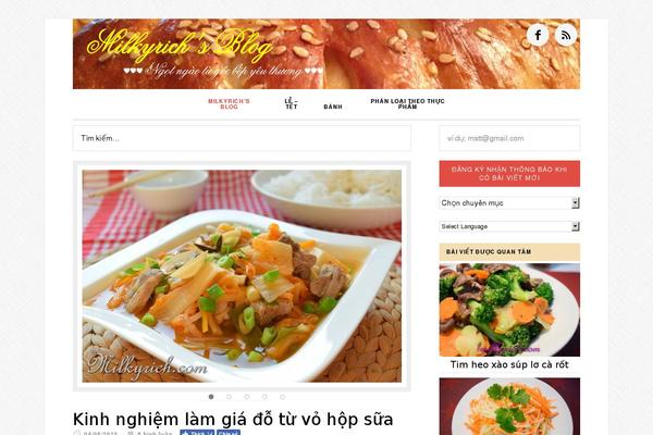 Daily Dish Pro theme site design template sample