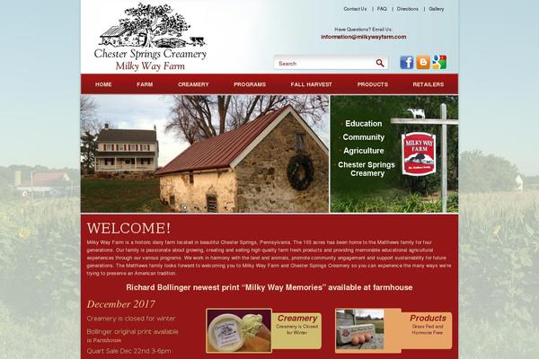 WordPress website example screenshot