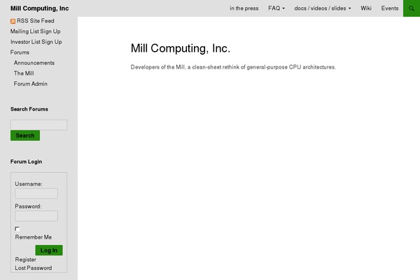 millcomputing.com site used Ootbcomp