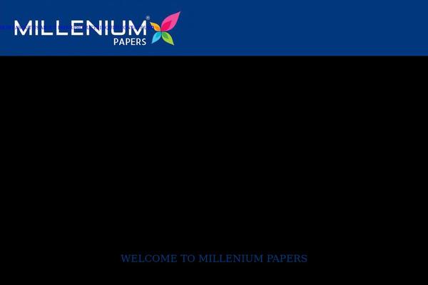 milleniumpapers.com site used Milenimpaprtheme