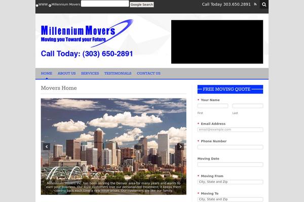 millenniummovers.com site used Newmix-1.0.2