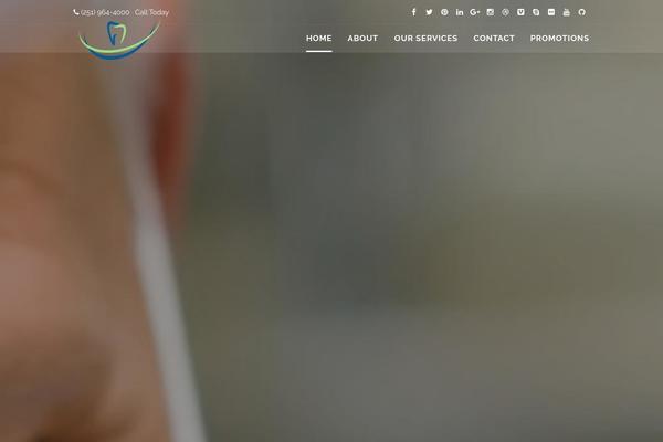 Skyline theme site design template sample