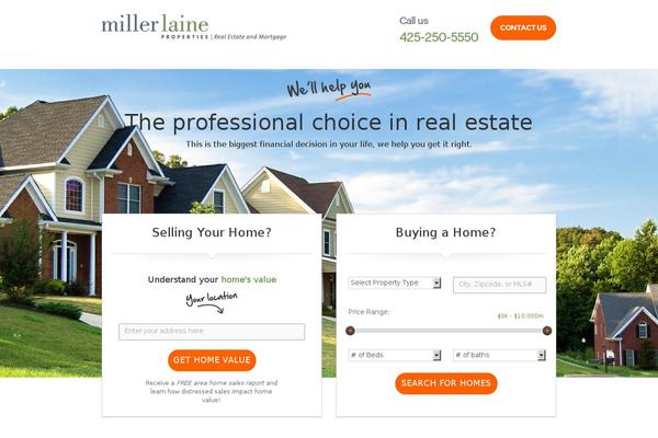 millerlaine.com site used V4realestate