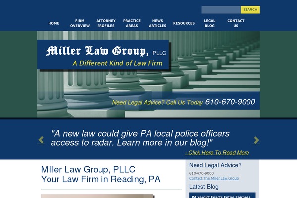 millerlawgroup.net site used Miller-theme