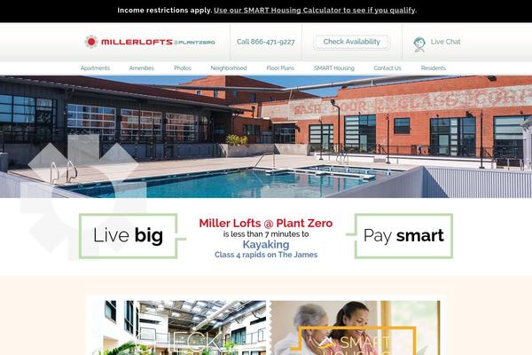 Impreza theme site design template sample