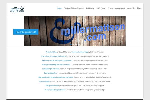 Spacious theme site design template sample
