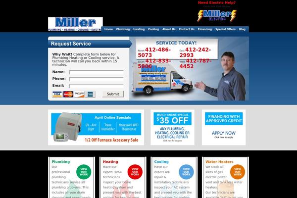 millerplumbingheatingcooling.com site used Callmiller