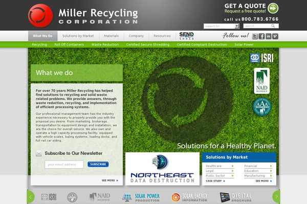 millerrecycling.com site used Millerrecycling