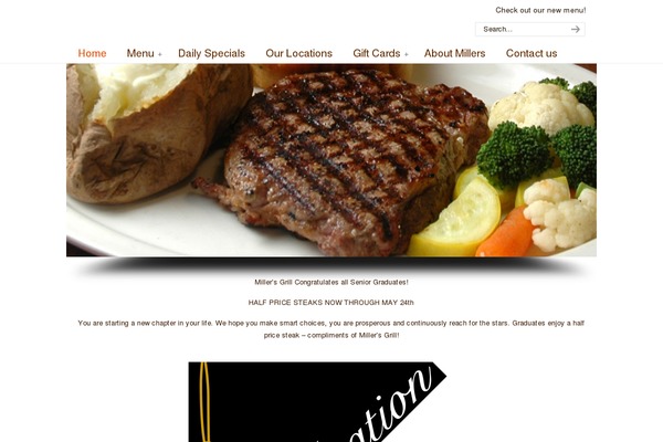 millers-grill.com site used uDesign