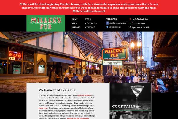 millerspub.com site used Millerspub