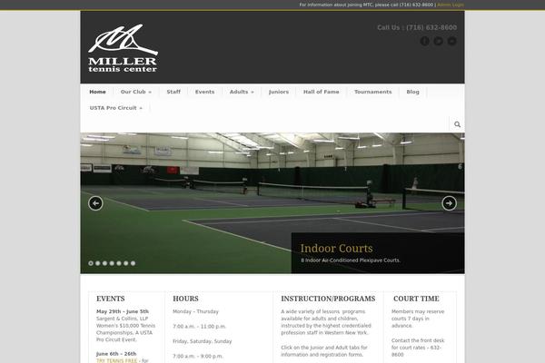 millertenniscenter.com site used Modernize v3.12