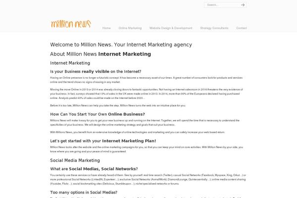 million-news.com site used Dekko