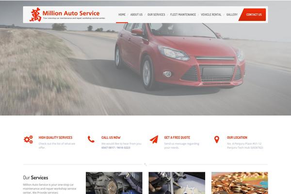 CarPress theme site design template sample