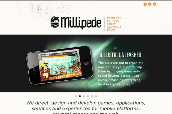 millipede.com.au site used Millipede5