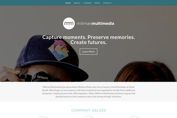 Divi theme site design template sample