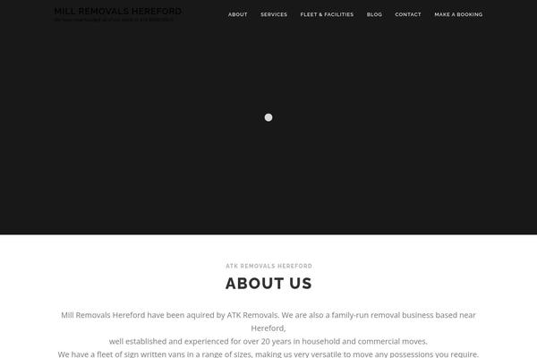 WordPress website example screenshot