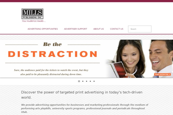 WordPress website example screenshot