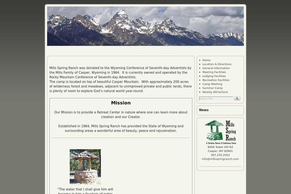 Weaver II theme site design template sample