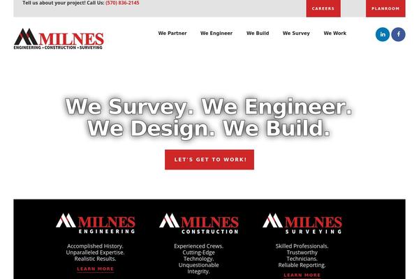 Pinevale theme site design template sample