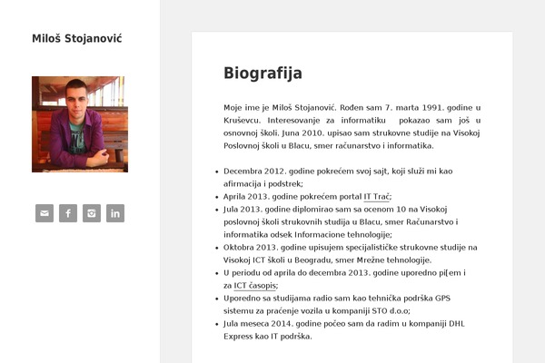 Twenty Fifteen theme site design template sample