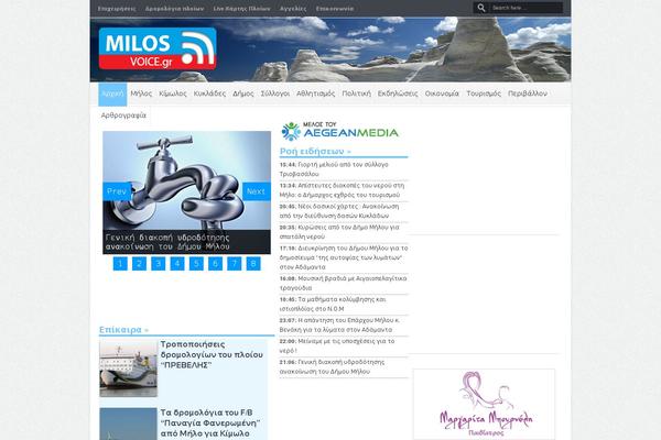 milosvoice.gr site used News247-child