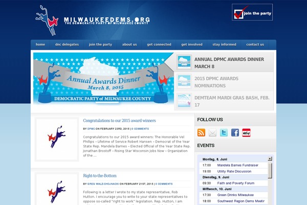 milwaukeedems.org site used Basicpress