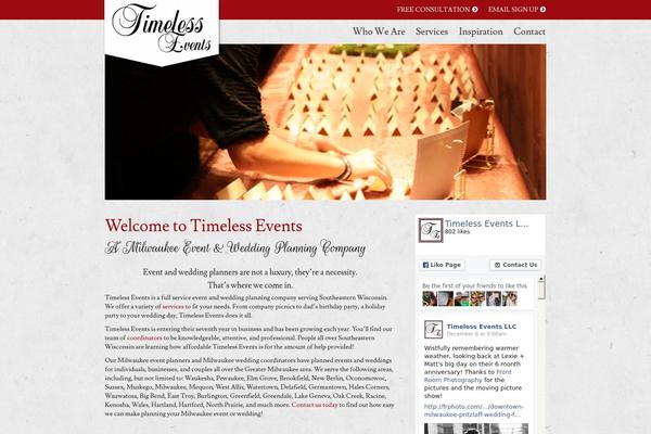 milwaukeeeventplanning.com site used Timeless-events-theme-2015