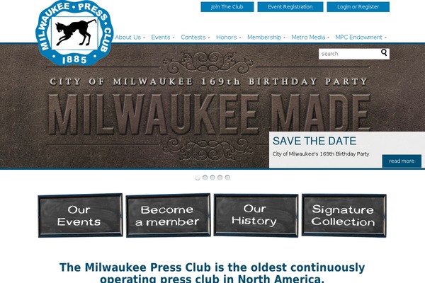 milwaukeepressclub.org site used Mpc