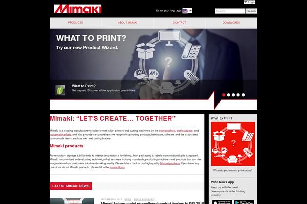 mimaki.es site used Mimaki-v3