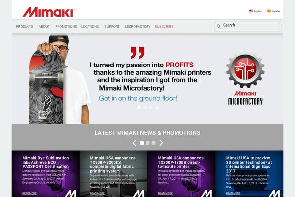 mimakiusa.com site used Mimaki2