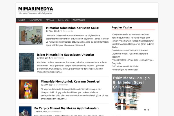 mimarimedya.com site used Mag-wp-yeni