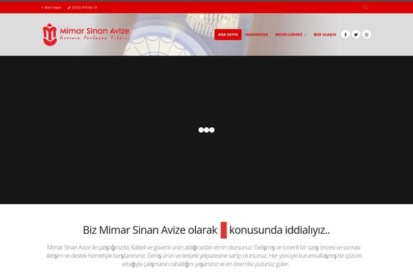 mimarsinanavize.com site used Mimarsinan