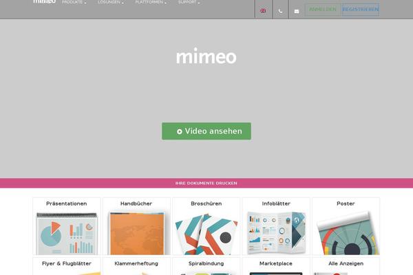 Site using Mimeo-ops plugin