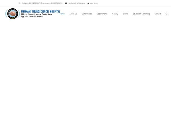 Total theme site design template sample
