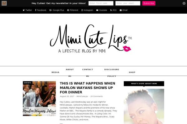 mimicutelips.com site used Hello-iris-theme