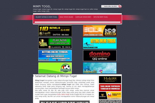 Cuttlefish theme site design template sample