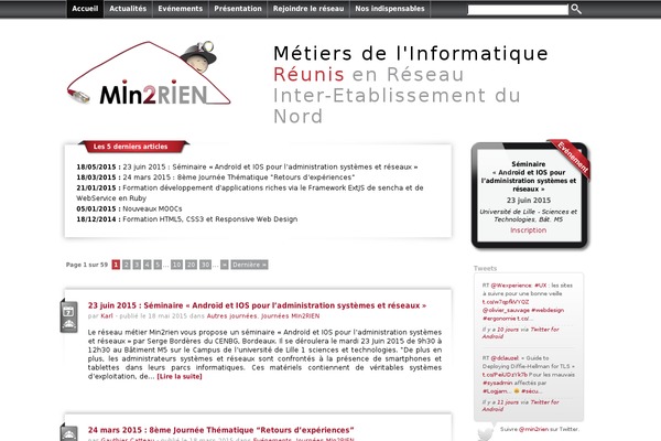min2rien.fr site used Min2rien