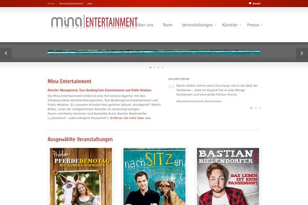 mina-entertainment.de site used Sterling
